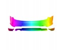 Rear bumper AMG STYLING PDC pipe cutout left MERCEDES W204 Coupe