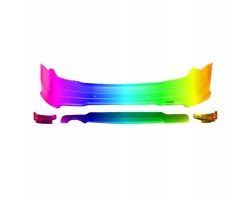 Rear bumper AMG STYLING PDC pipe cutout left MERCEDES W204 Coupe
