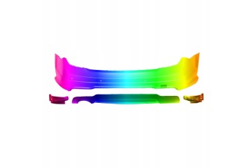 Rear bumper AMG STYLING PDC pipe cutout left MERCEDES W204 Coupe