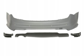 Rear bumper AMG STYLING PDC pipe cutout left MERCEDES W204 Coupe Part manufacturer Blic