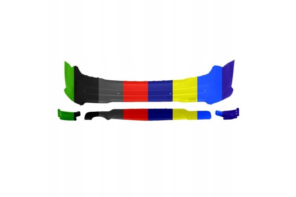 Rear bumper AMG STYLING PDC pipe cutout left MERCEDES W204 Coupe Catalog number of the part 5506 00 3518959KP
