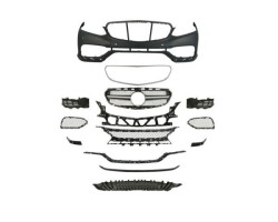 Front bumper with red AMG STYLING strip with dummy mount with