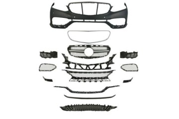 Front bumper with red AMG STYLING strip with dummy mount with