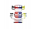 Front bumper with red AMG STYLING strip with dummy mount with Catalog number of the part 5510 00 3529902KP