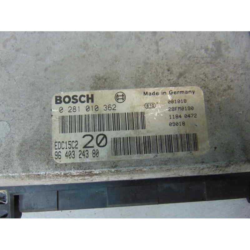9640324380 CENTRALITA MOTOR UCE PEUGEOT 306 3/5 PT. / 4 PT. (S2)