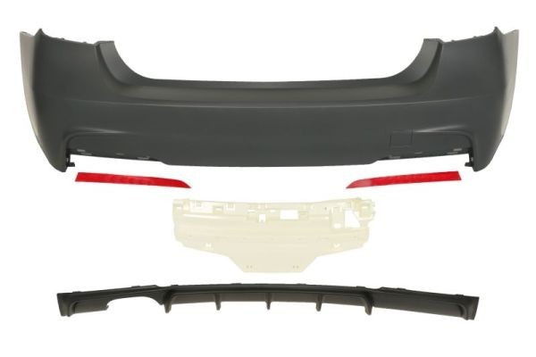 Rear bumper M PREF KPL cut out for pipe left BMW 3 F30 F31 F80