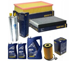 VW Transporter T5 2 0tdi filter set oil