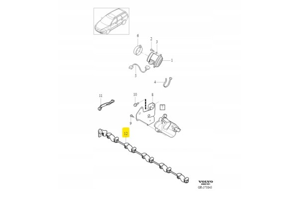 Volvo swirl slides Packaging status original