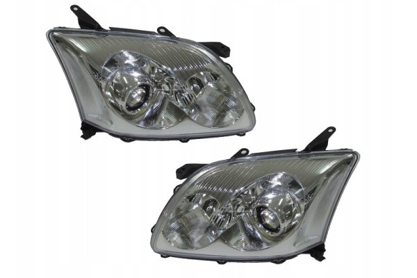 SET OF HEADLIGHTS TOYOTA AVENSIS T25 2003 2006 TYC