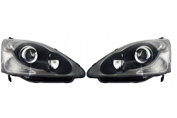 HEADLAMP LEFT RIGHT SET HONDA CIVIC HB EP EU EV 01 04 09 05