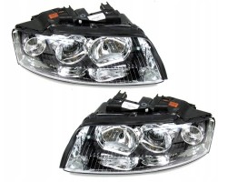 SET OF HEADLIGHTS AUDI A4 B6 2000 2004 XSENON