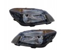 SET OF HEADLIGHTS SKODA FABIA ROOMSTER 2010 2014 BLACK