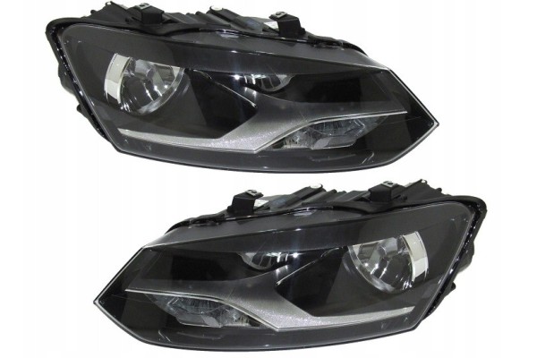 SET OF HEADLIGHTS VW POLO 6R 2009 2017 H7 H7