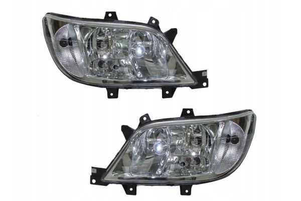 HEADLIGHTS MERCEDES SPRINTER 2000 2006 H3 H7 H7 WITH MOTORS
