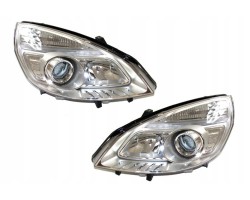 SET OF HEADLIGHTS RENAULT SCENIC 2006 2009 NEW