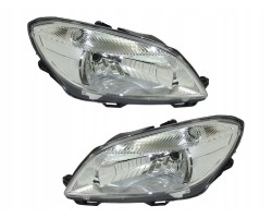 SET OF HEADLIGHTS SKODA FABIA ROOMSTER 2010 2014