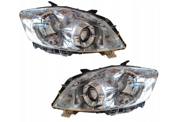 SET OF HEADLIGHTS TOYOTA AURIS E15 2010 2012 TYC