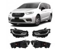 LAMPS FRONT SET LED L P CHRYSLER PACIFICA 2021 2022 2023 2024 2025