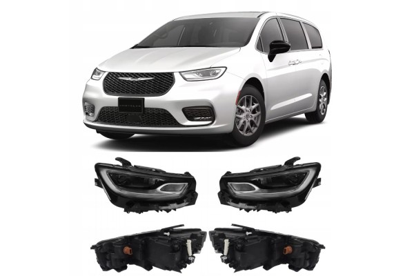 LAMPS FRONT SET LED L P CHRYSLER PACIFICA 2021 2022 2023 2024 2025