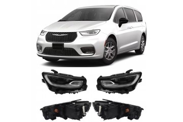 LAMPS FRONT SET LED L P CHRYSLER PACIFICA 2021 2022 2023 2024 2025