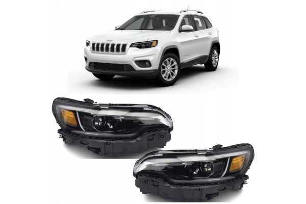 HEADLIGHTS FRONT LAMP FULL LED RIGHT LEFT USA JEEP CHEROKEE KL 2019