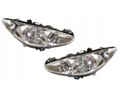 SET OF HEADLIGHTS PEUGEOT 308 2011 2013 NEW
