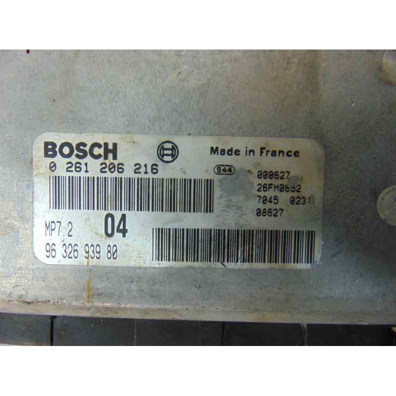 9632693980 CENTRALITA MOTOR UCE PEUGEOT 206