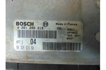 9632693980  CENTRALITA MOTOR UCE PEUGEOT 206 XS 9632693980 186881 PEUGEOT - 1