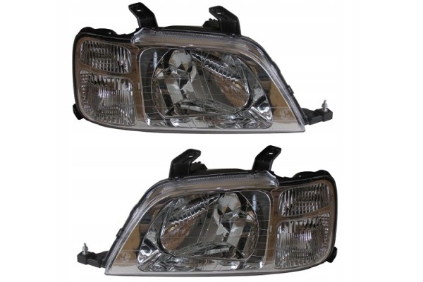 SET OF HEADLIGHTS HONDA CRV 1995 2001
