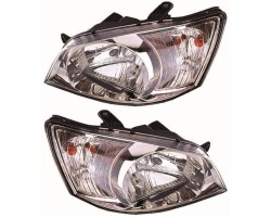 SET OF HEADLIGHTS HYUNDAI GETZ TB 2002 2005