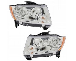 SET OF HEADLIGHTS JEEP COMPASS PATRIOT 2011 2013