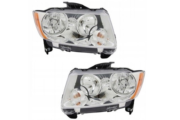 SET OF HEADLIGHTS JEEP COMPASS PATRIOT 2011 2013