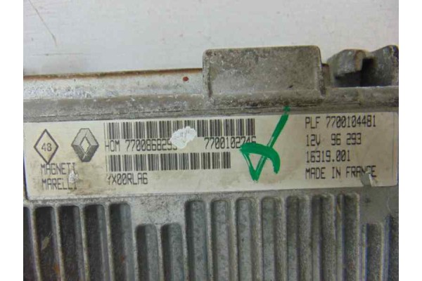 7700868295  CENTRALITA MOTOR UCE RENAULT CLIO I FASE I / II (B/C57) 1.2 Alize 7700868295 186882 RENAULT - 2