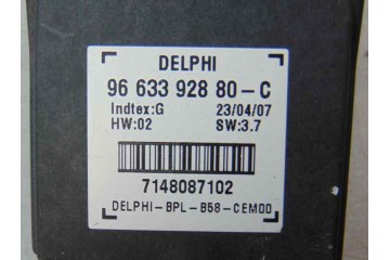 9663392880 MODULO ELECTRONICO CITROEN C4 PICASSO * 2007 9663392880 186924 CITROEN - 4