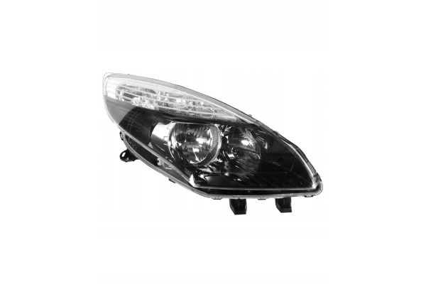 Headlight right TYC Renault Scenic JZ 05 09 04 13 6073100E