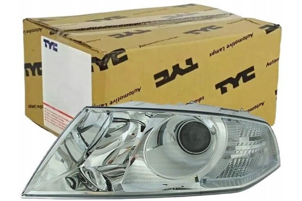 TYC 20 12336 05 2 Headlight Skoda OCTAVIA II left Quality of parts according to GVO P replacement with original quality