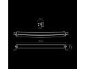 Siberia SRC 22 60cm LED Panel Arch Light beam 8000 lm