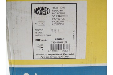 MAGNETI MARELLI HEADLIGHT NISSAN Quality of parts according to GVO Q original with factory logo OEM OES