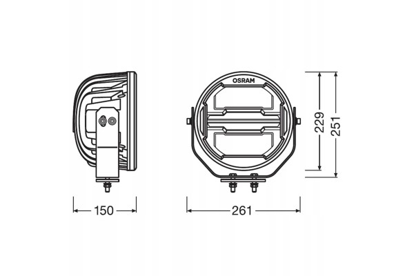 OSRAM LED LIGHTBAR MX260 CB Color temperature 6000 K