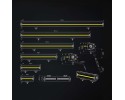 LED long range lights STRANDS Shape rectangular