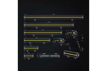 LED long range lights STRANDS Shape rectangular