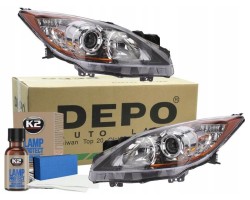 MAZDA HEADLIGHT 3 4D 0911 DEPO MAZDA HEADLIGHT 3 12 08 09 14 RIGHT