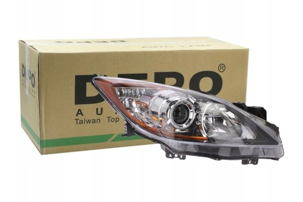 MAZDA HEADLIGHT 3 4D 0911 DEPO MAZDA HEADLIGHT 3 12 08 09 14 RIGHT Part manufacturer Abakus