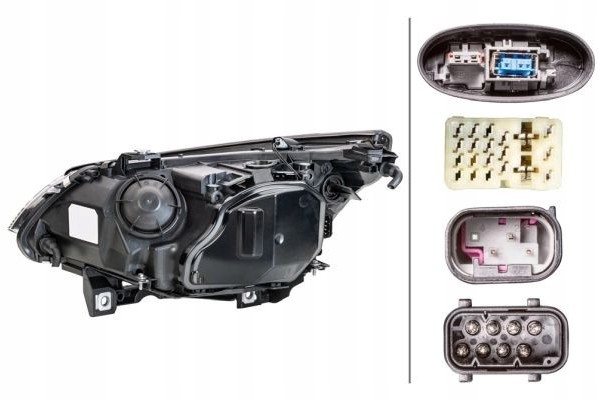 HEADLIGHT LAMP 1EL 163 074 011 HELLA BMW 5 E60 Packaging status original
