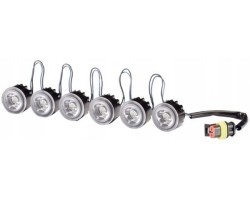 HELLA 2PT 177 696 721 LED Daytime Running Headlight Kit Set 6 24