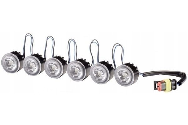 HELLA 2PT 177 696 721 LED Daytime Running Headlight Kit Set 6 24