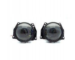 3 BI LED LENSES 5500K COLD WHITE UNIVERSAL PROJECTORS CANBUS 36 45W