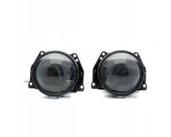 3 LENTES BI-LED 5500K BLANCO FRÍO UNIVERSALES PROYECTORES CANBUS 36/45W