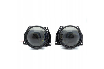3 BI LED LENSES 5500K COLD WHITE UNIVERSAL PROJECTORS CANBUS 36 45W