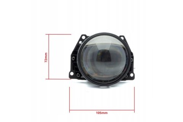 3 LENTES BI-LED 5500K BLANCO FRÍO UNIVERSALES PROYECTORES CANBUS 36/4